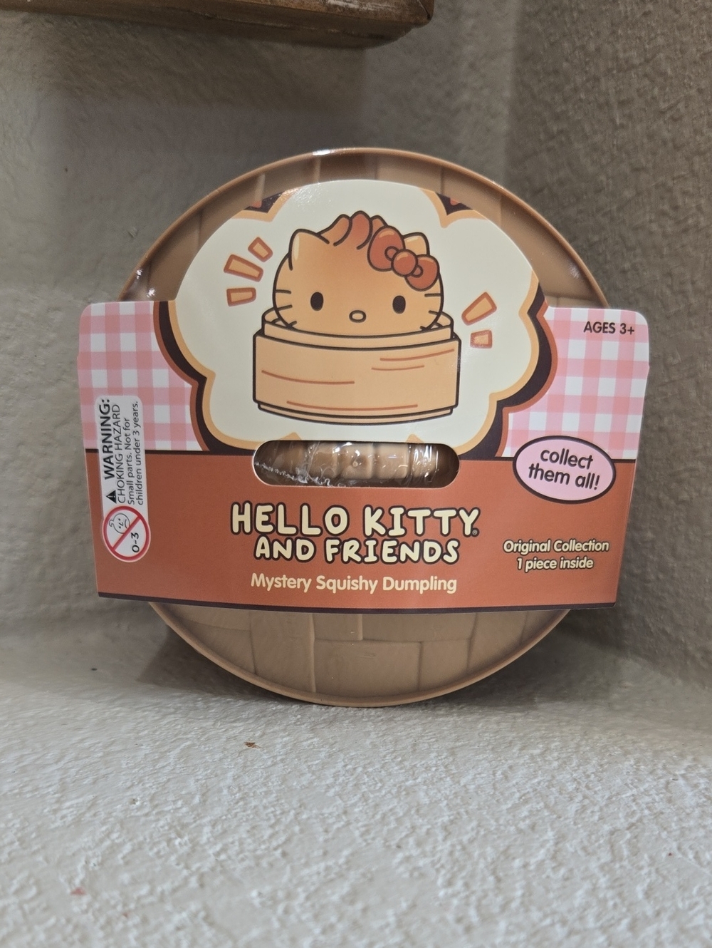 New Hello Kitty and Friends Mystery Squishy Dumpling - Brown